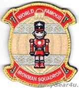 VQ-3 IRONMAN HOLIDAY部隊パッチ（ナットクラッカーVer./ベルクロ付き）
