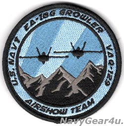 画像1: VAQ-129 VIKINGS U.S. NAVY GROWLER DEMONSTRATION TEAMショルダーパッチ（ベルクロ付き）