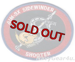 画像1: RAYTHEON AIM-9X SIDEWINDER SHOOTERパッチ