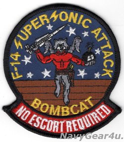 画像1: F-14A BOMBCATマスコットパッチ（デッドストック）