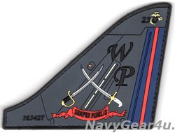 画像1: VMA-223 BULLDOGS AV-8B米海兵隊創設250周年SEMIQUINCENTENNIAL記念塗装機PVC垂直尾翼パッチ（ベルクロ付き）