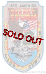 VF-102 DIAMONDBACKS/CVW-1/CV-66 1991年デザートストーム作戦記念パッチ（デッドストック）