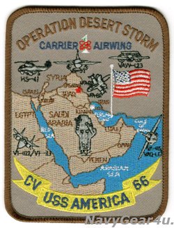 画像1: CVW-1/CV-66 1991年デザートストーム作戦記念パッチ（デッドストック）