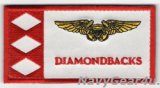 VFA-102 DIAMONDBACKS THROWBACKファン用WSOネームタグ（F-4時代/ベルクロ付き）