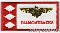 画像1: VFA-102 DIAMONDBACKS THROWBACKファン用パイロットネームタグ（F-4時代/ベルクロ付き）
