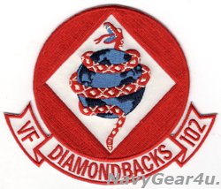 画像1: VFA-102 DIAMONDBACKS THROWBACK部隊パッチ（F-4時代/ベルクロ有無）
