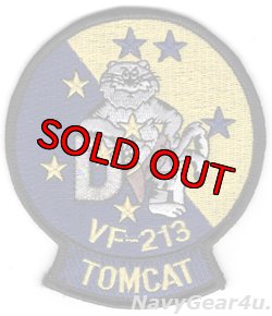 画像1: VF-213 BLACK LIONS F-14Dトムキャットマスコットパッチ（デッドストック）