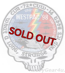 画像1: CVW-14/CVN-72 WESTPAC/OSW 1998クルーズ記念パッチ（VAQ-139/デッドストック）