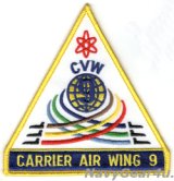 CVW-9部隊パッチ（タブ付きVer./デッドストック）