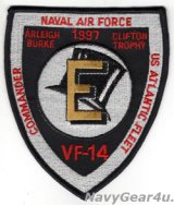 VF-14 TOPHATTERS 1997年 3冠達成記念パッチ（デッドストック）