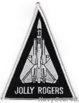 VF-103 JOLLY ROGERSショルダートライアングルパッチ（デッドストック）