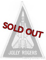 VF-103 JOLLY ROGERSショルダートライアングルパッチ（デッドストック）