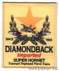 VFA-102 DIAMONDBACKS "DIAMONDBACK imported"パッチ（ベルクロ有無）