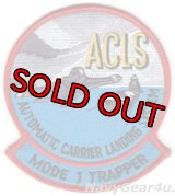 F-14 トムキャットACLS（自動着艦システム）MODE1 TRAPPERパッチ（デッドストック）