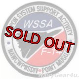 F-14 WEAPONS SYSTEM SUPPORT ACTIVITY "WSSA"パッチ（デッドストック）