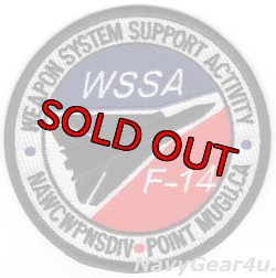 画像1: F-14 WEAPONS SYSTEM SUPPORT ACTIVITY "WSSA"パッチ（デッドストック）