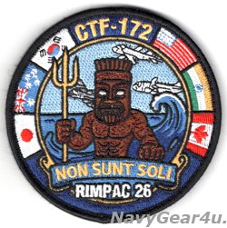 画像1: CTF-172多国間環太平洋合同演習リムパック2026参加記念パッチ（ベルクロ付き）