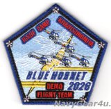陸上自衛隊デモフライトチーム"BLUE HORNET"2026シーズン記念パッチ（ベルクロ付き）