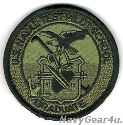 画像1: US.NAVY TEST PILOT SCHOOL GRADUATE（卒業）パッチ（サブデュード/ベルクロ付き）