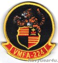 VMFA-224 BENGALS 部隊パッチ（ベルクロ付き）