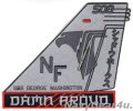 VAQ-141 SHADOWHAWKS EA-18G NF500テイルフィン・バックパッチ