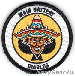 画像1: VAQ-144 MAIN BATTERY "DIABLOS" ショルダーパッチ（ベルクロ付き）