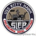CV-63キティホークSLEP（艦艇寿命延長プログラム）1987-2001記念パッチ（デッドストック）