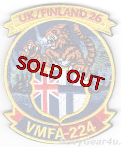 画像1: VMFA-224 BENGALS イギリス/フィンランド展開記念2026部隊パッチ（ベルクロ付き）