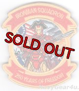 VQ-3 IRONMAN 建国250周年記念部隊パッチ（ベルクロ付き）