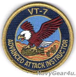 画像1: VT-7 EAGLES T-45C ADVANCED ATTACKインストラクター・ショルダーパッチ（ベルクロ付き）
