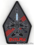 VAQ-141 SHADOWHAWKS MIDNIGHT EA-18Gショルダーパッチ（ベルクロ付き）