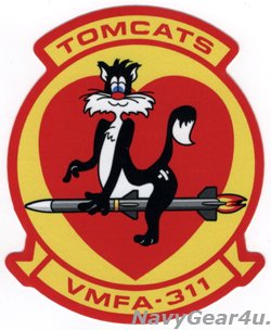 画像1: VMFA-311 TOMCATSステッカー