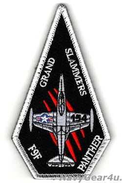 画像1: VFA-154 BLACK KNIGHTS "GRAND SLAMMERS"THROWBACKショルダーパッチ（ベルクロ付き）