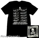 VFA-103 JOLLY ROGERS NEWオフィシャルヒストリーT-シャツ（ブラック）