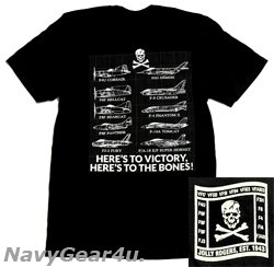 画像1: VFA-103 JOLLY ROGERS NEWオフィシャルヒストリーT-シャツ（ブラック）