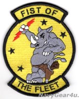 VFA-25 FIST OF THE FLEET ライノ・ショルダーパッチ（ベルクロ有無）