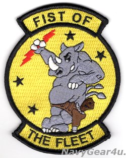 画像1: VFA-25 FIST OF THE FLEET ライノ・ショルダーパッチ（ベルクロ有無）