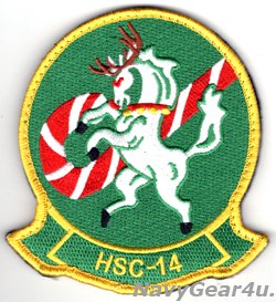 画像1: HSC-14 CHARGERS HOLIDAY部隊パッチ（ベルクロ付き）