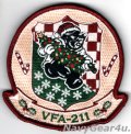 VFA-211 FIGHTING CHECKMATES HOLIDAY部隊パッチ（ベルクロ付き）