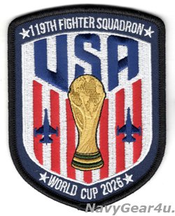 画像1: ニュージャージーANG 177FW/119FS JERSEY DEVILS ワールドカップ2026フライオーバー記念パッチ（ベルクロ付き）