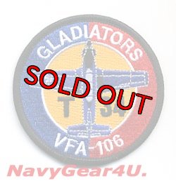 画像1: VFA-106 GLADIATORS T-34ショルダーバレットパッチ 