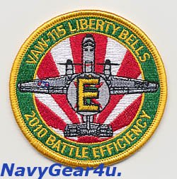 画像1: VAW-115 LIBERTY BELLS 2010年度バトルEアワード受賞記念パッチ