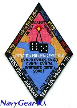 画像1: CVW-11/CVN-70 WESTPAC 2001 OEF作戦クルーズパッチ（デッドストック）
