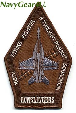画像1: VFA-105 GUNSLINGERS F/A-18Eショルダーパッチ（デザート）