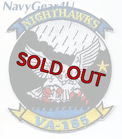 画像1: VA-185 NIGHTHAWKS部隊パッチ（デッドストック）