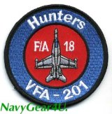 VFA-201 HUNTERS F/A-18A＋ショルダーバレットパッチ（デッドストック）