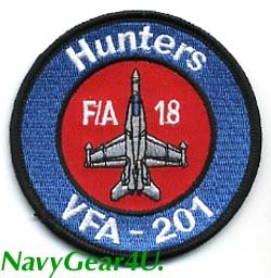 画像1: VFA-201 HUNTERS F/A-18A＋ショルダーバレットパッチ（デッドストック）