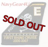 VFA-103 JOLLY ROGERS FIRST RHINO CRUISE 2006-2007記念パッチ