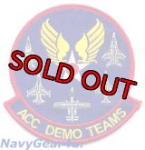 USAF ACC DEMOチームパッチ（ベルクロ付き）