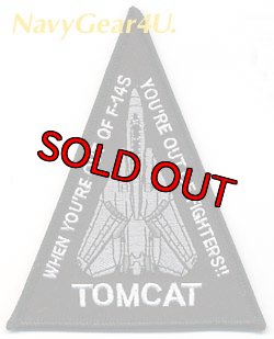 画像1: F-14 TOMCAT退役記念ショルダートライアングルパッチ